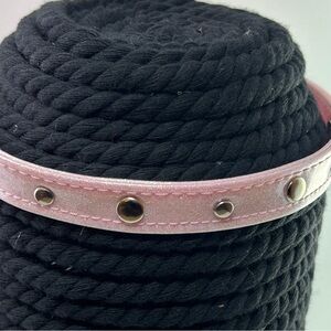 Pink Glitter Collar
